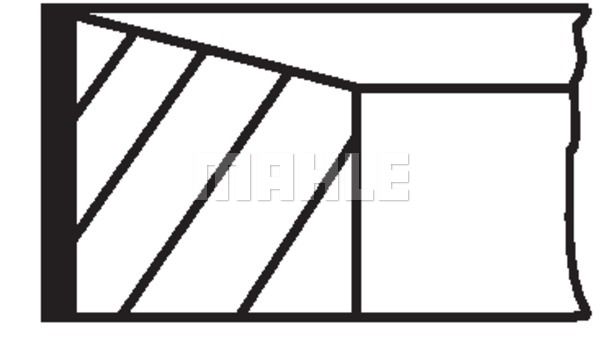 WILMINK GROUP stūmoklio žiedų komplektas WG1104335